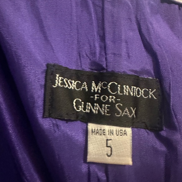 Vintage GUNNE SAX Jessica McClintock
Purple Dress - Picture 5 of 6